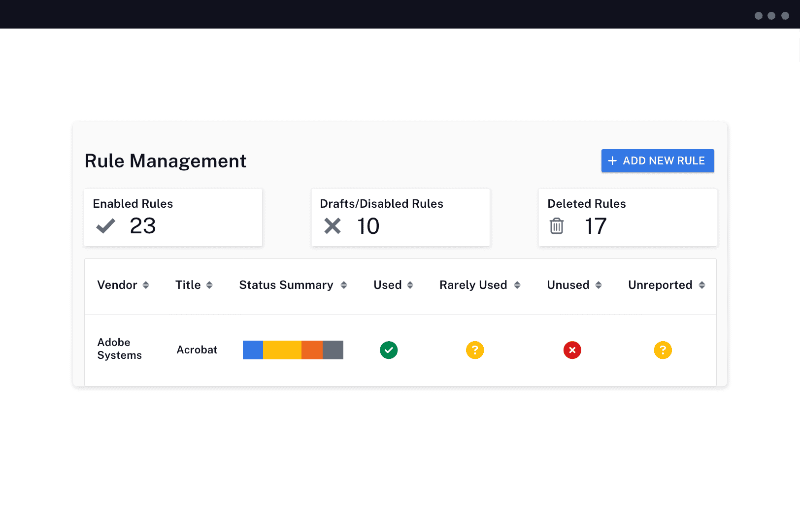 Software Reclaim - Custom Reclaim Rules